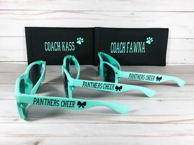 Personalized Sunglasses: Sports Team Gifts with Custom Case