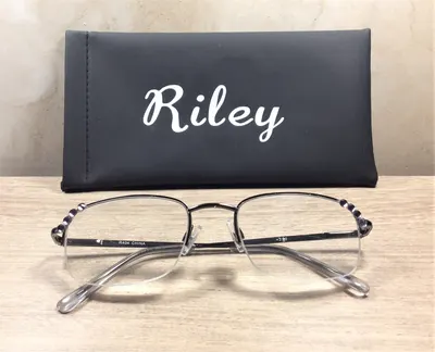 RIMLESS READERS Embellished with Genuine Black Crystals. Simple, but elegant. Wear every day. FREE Faux Leather Case Per