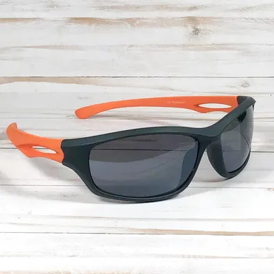 Personalized Sports Sunglasses: Engraved Name, UV Protection, Microfiber Pouch
