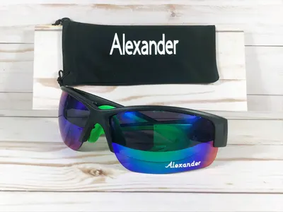 Engraved X-Force Sunglasses: Personalized Pouch, UV Protection
