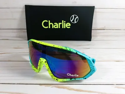 NAME RNGRAVED FREE on Kids Super Shield Sunglasses. Colorful and comfortable. Personalized cases, too.