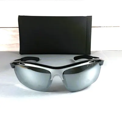 Engraved Mirrored Wrap Sunglasses: Free Personalized Pouch