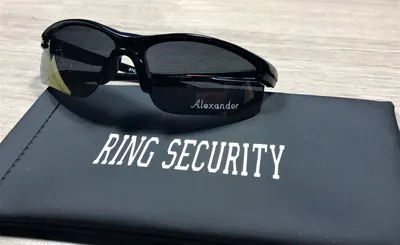 Personalized Boys Sport Sunglasses: Engraved Name, Glossy or Matte Frame